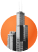 Graphic of a skyscraper with artistic backdrop